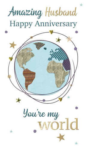 Picture of AMAZING HUSBAND HAPPY ANNIVERSARY CARD